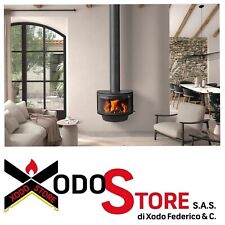 Camino a legna ROCAL modello RONDE FRONTAL 7 kW - PRONTA CONSEGNA