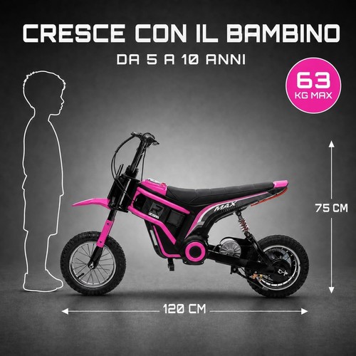 Moto cross elettrica bambini - moto,