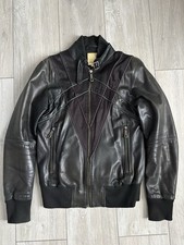 Giacca di pelle ibrida Diesel