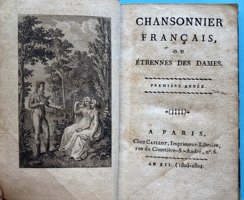 Chansonnier français - chansonnier,