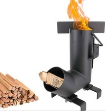 Stufa a Legna Multifunzione Acciaio al Carbonio Tenda Portatile Campeggio Marcia