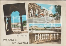 SALUTI DA PIAZZOLA SUL BRENTA - VEDUTINE (PADOVA) 1966