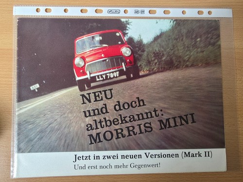 Brochure morris mini - 850, &
