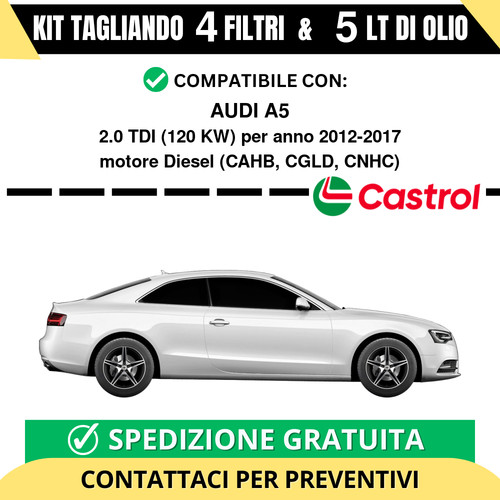 Tagliando per audi - tagliando, tdi