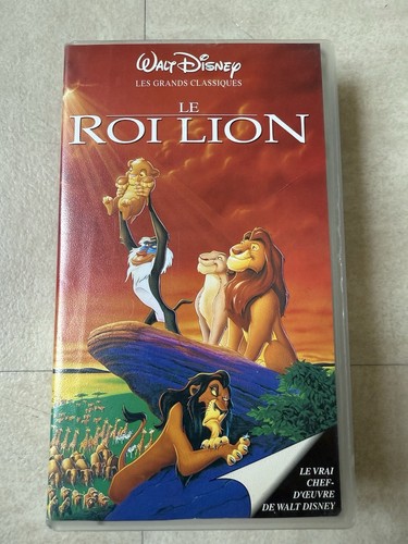 Cassette vidéo vhs roi - le,