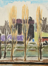 Paesaggio estivo | Studio/disegno di Wolfgang Grimm