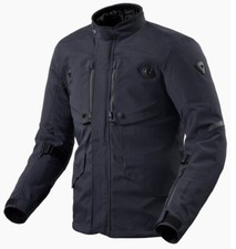 GIACCA JACKET MOTO REV'IT TRENCH 2 GTX H2O LAMINATA GORE TEX DARK BLU TG XL