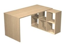 Scrivania Libreria con caselle postazione di lavoro smart working ufficio casa