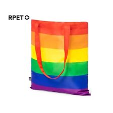 BORSA SPESA SHOPPING ARCOLBALENO BANDIERA LGBT GAY LESBICA BAG PRIDE ORGOGLIO