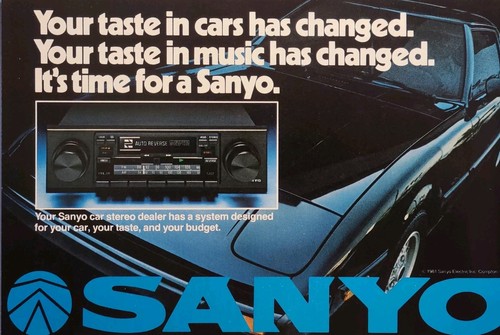 Sanyo autoradio impianto audio - sanyo,
