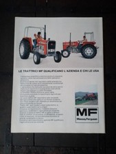 TRATTORI MF MASSEY FERGUSON pubblicità rivista 1978 25X32 FARM FORNITURE 