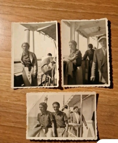 19299 tre fotografie - tre, d'epoca