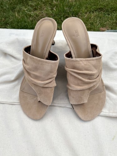 Zara sandali scamosciati - zara,