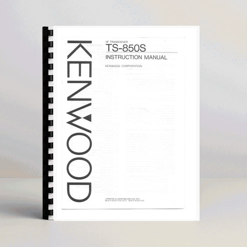 Kenwood 850s manuale - kenwood, ts-850s