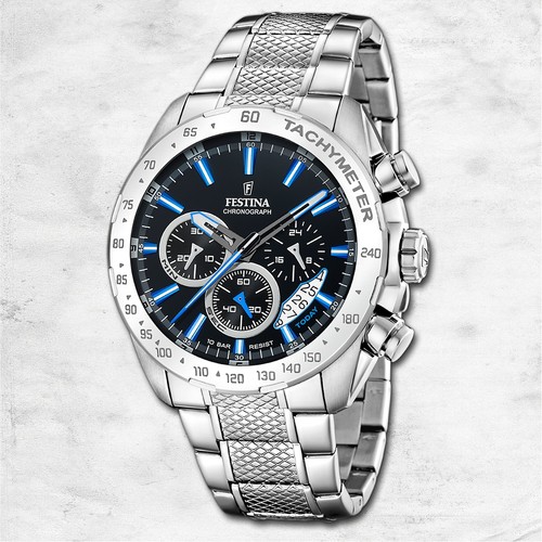 Orologio uomo festina acciaio - festina,