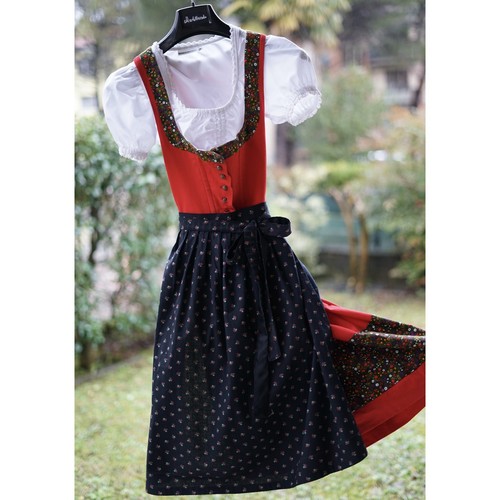 Abito vintage stile tirolese - abito,