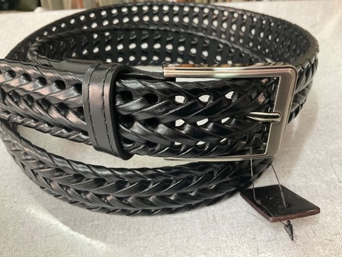 Cintura vera pelle nera 125 - pelle,