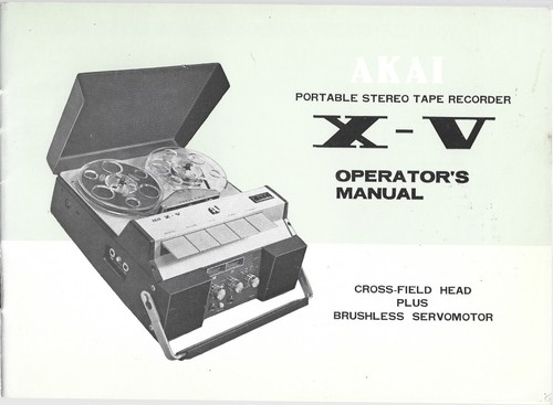 Akai portable stereo tape - stereo,