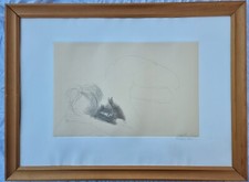 Emilio GRECO (Catania 1913–Roma 1995) Paola Incisione a colori cm50x70 anno 1970