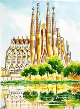 Acquerello originale Sagrada