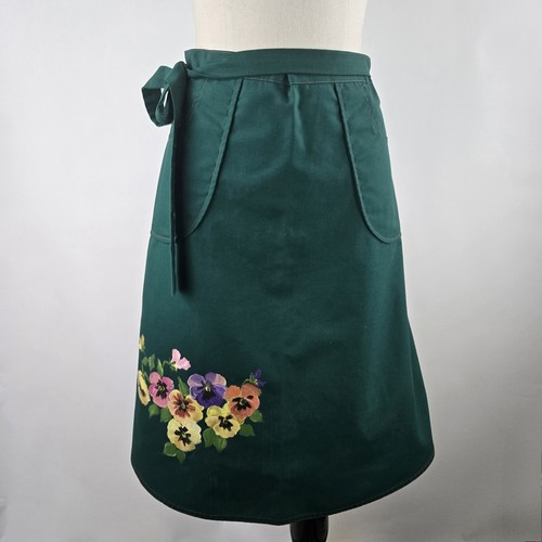 Gonna avvolgente verde - , vintage