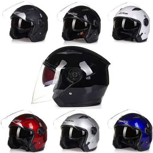 Casco moto mezza aperta doppia - casco,