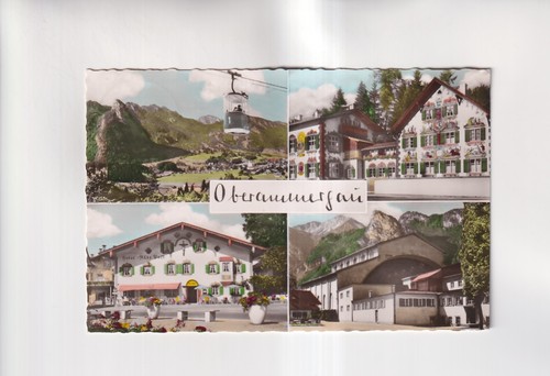 F8482 cartolina oberammergau - f8482), cartolina,