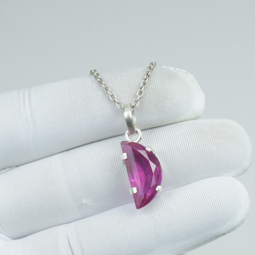 Splendida collana zaffiro - zaffiro, rosa