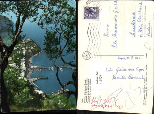 419729 campania napoli - napoli, capri