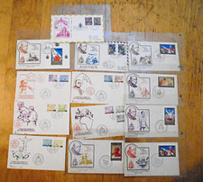 LOTTO 13X FRANCOBOLLI Vaticano VIAGGI  PAPA GIOVANNI PAOLO II