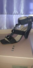 SCARPE DONNA : SANDALO ELEGANTE CERIMONIA RASO CON TACCO ALTO, Misura nr. 39