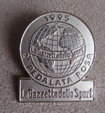 SPILLA PINS  LA GAZZETTA DELLO SPORT - 2° PEDALATA ROSA 1995