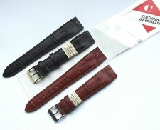 Cinturini nuovi x vintage anse fisse nero o gold ansa 20 mm orologi watch band