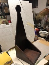 grande Portavaso o soprammobili da parete in legno