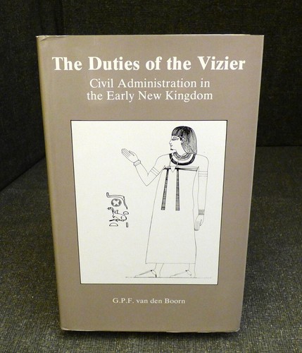 The duties vizier p f - the, of