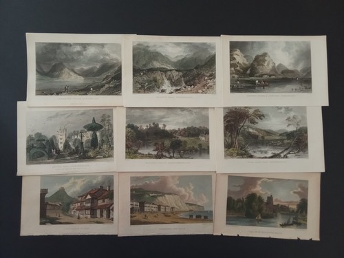 Lotto vedute paesaggi dimore - lotto, 9