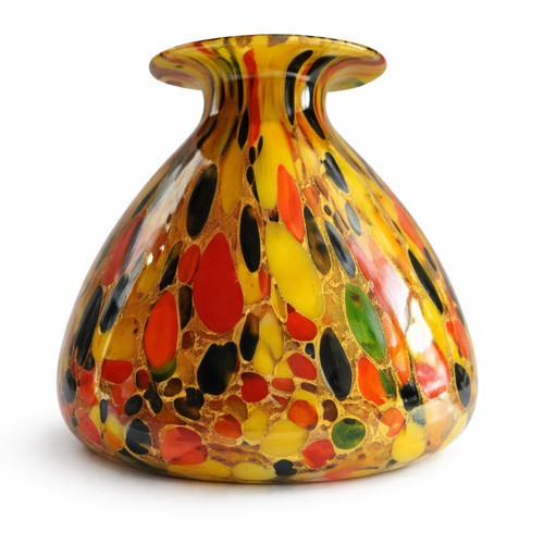 Vaso vintage azzurra murano - vintage,