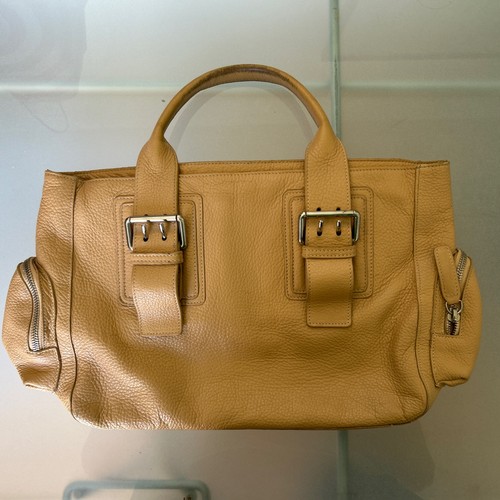 Furla beige leather - leather, with