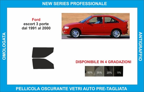 Pellicole oscuranti vetri - vetri, ford