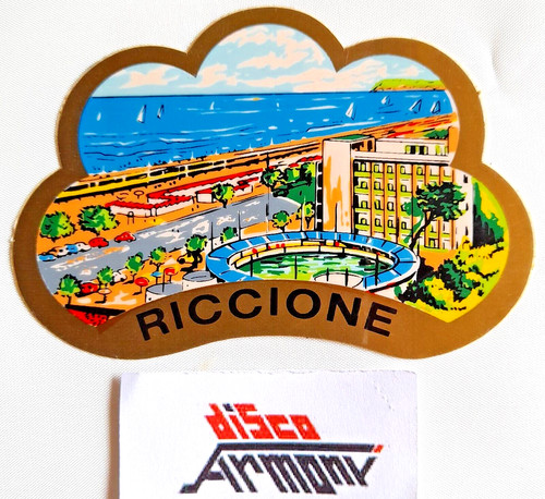 Riccione adesivo sagomato - ,