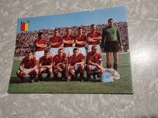 RARA !!! SQUADRA ROMA - CARTOLINA PER ALBUM MIRA CALCIATORI 1965/66 - PERFETTA