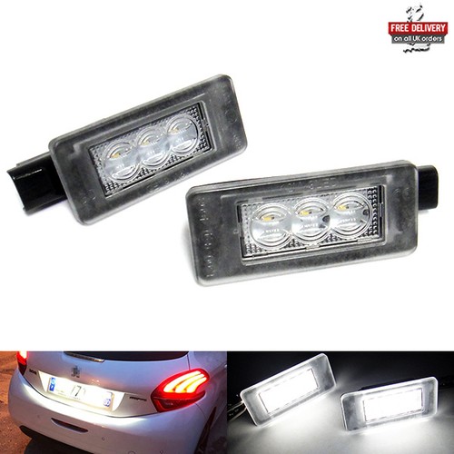 Luce targa led - 2x, per