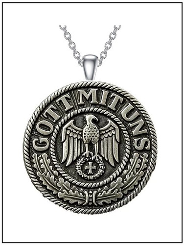 Collana medaglione gott mit - medaglione,