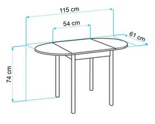 piccolo tavolo cucina/sala da