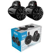 2 BOSS AUDIO SYSTEMS MRWT40 altoparlanti neri 200 watt rms per imbarcazioni mare