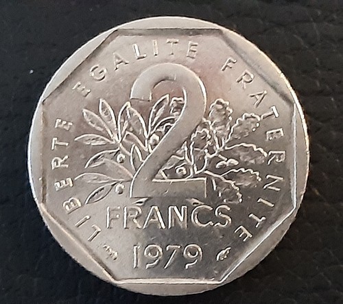 Moneda franco francés 1979 - moneda,