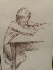 Ritratto di bambino - Innocente SALVINI (1889-1979)