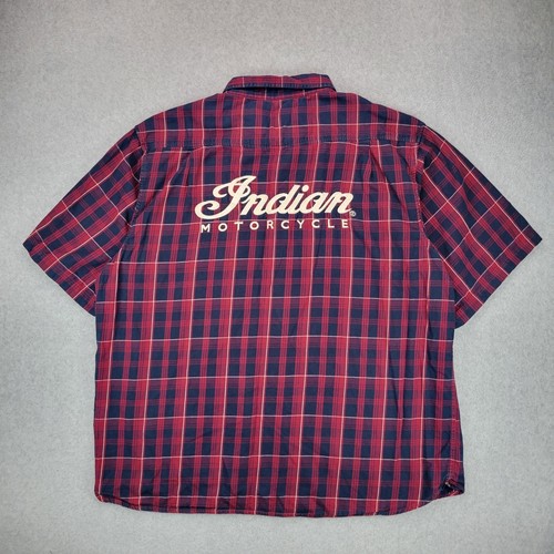 Camicia moto indiana quadri - moto,