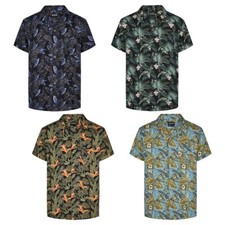 Riverso Camicia a Maniche Corte Uomo RIVMick Regular Fit Estiva Hawaiana Maglia