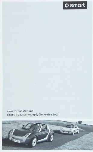Listino prezzi smart roadster - listino,